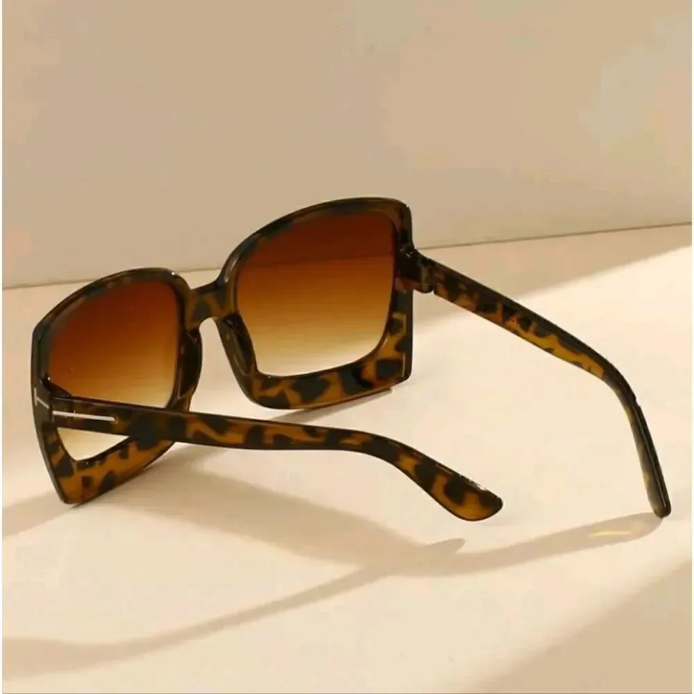 𝅺LEOPARD Animal Print Oversized Retro Sunglasses
